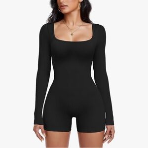 Black Long Sleeve Jumpsuit